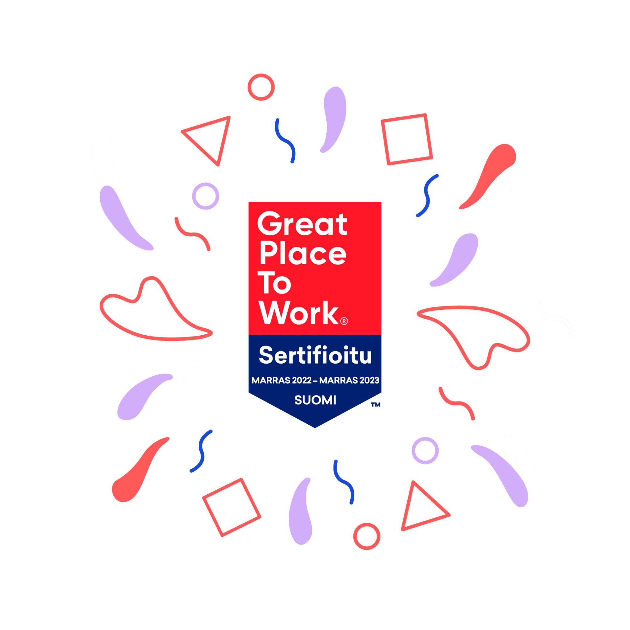 Great Place to Work -sertifikaatin logo